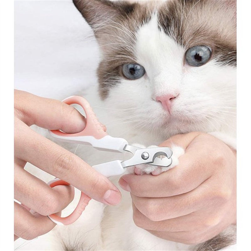 Premium Cat Nail Clippers with Sharp Blade and Safety Guard - Pain-Free Trimming for Cats, Kittens, and Small Dogs