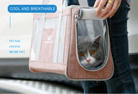 Portable Pet Carrier: BreezyBag - Breathable, Durable, and Spacious - Ideal for Travel, Hiking, and Outdoor Adventures 