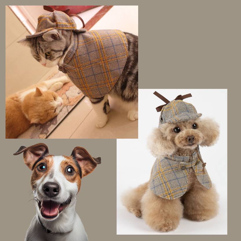 PawSleuth™: Pet Detective Costume Ensemble