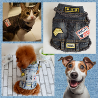 Pawsome Pet Denim Chic  Vest