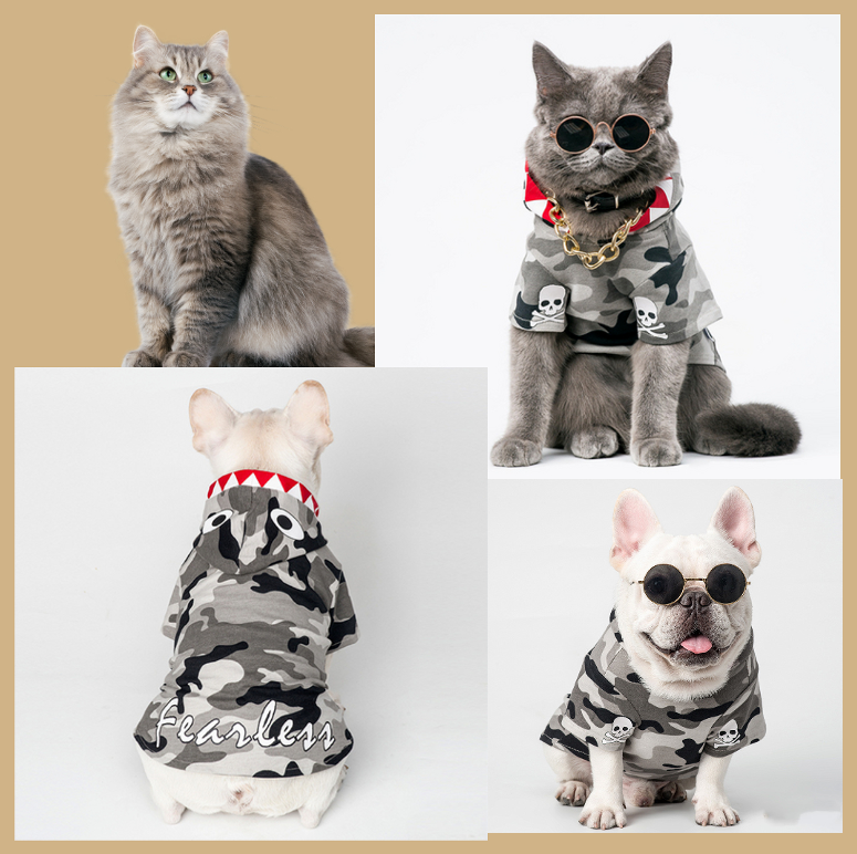 Sharky ™Camo Pet Hoodie