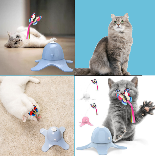 Butterfly FlutterFrenzy™ Cat Stick Toy