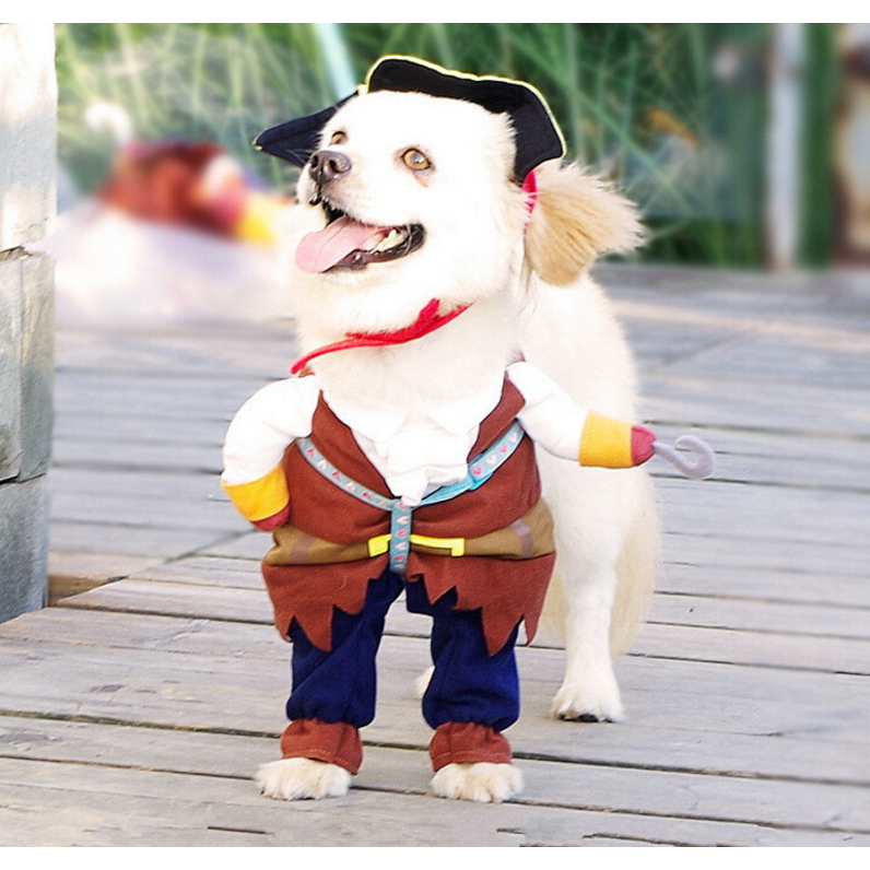 Adorable Pet Pirate Clothes - PiratePooch™ Suit.