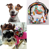 Pawsome Travel Pet Backpack Lightweight, Durable Canvas with Saddle Bags and Leash | Perfect for Outdoor Adventures and Walks