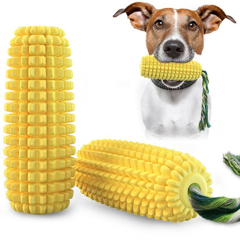 Interactive Corn Toy with Squeaker for Active and happy Dogs Durable & Safe for All Breeds