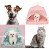 CozyPet™ Tent Bed House: Breathable, ,Portable, and Cozy Pet Bed with Removable Cushion - Perfect for Cats and Small Dogs