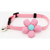 Stylish PurrBloom Pet Collar with Flowers & Bell - Small Dog & Cat Accessories for Safety & Fashion Durable Design