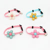 Stylish PurrBloom Pet Collar with Flowers & Bell - Small Dog & Cat Accessories for Safety & Fashion Durable Design