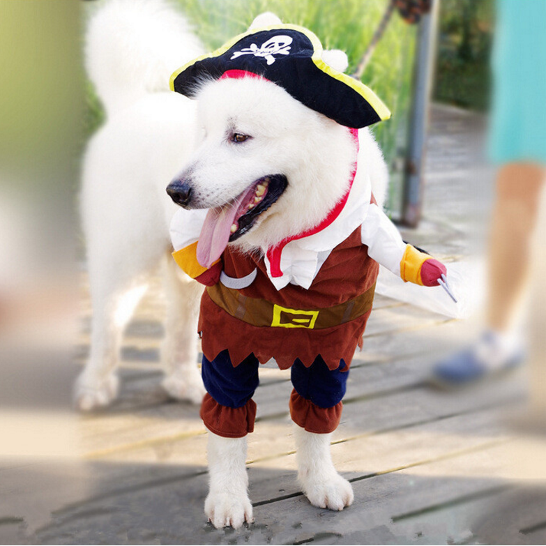 Adorable Pet Pirate Clothes - PiratePooch™ Suit.