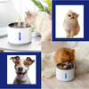 Automatic Pet Fountain with LED Lighting - Clean & Hygienic Drinking Dispenser for Dogs & Cats - 80oz Capacity - USB Powered