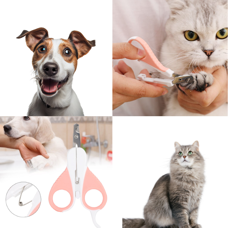 Premium Cat Nail Clippers with Sharp Blade and Safety Guard - Pain-Free Trimming for Cats, Kittens, and Small Dogs