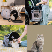 PetVenture 3-in-1 Cat Bag, Tunnel & Carrier - Durable, Portable, and Versatile Pet Travel Solution