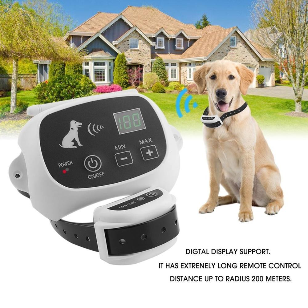 Wireless Electronic Pet Fence System - Reliable Containment for Dogs - Rechargeable Collar - Waterproof - Large Signal Range