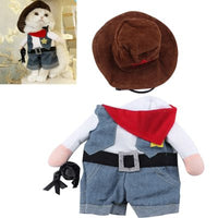 Adorable DenimCowboy Pet Costume - Capture unforgettable moments