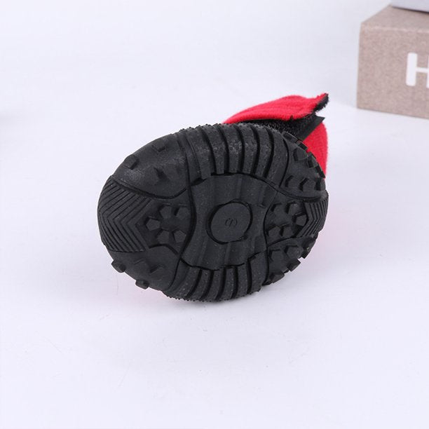 Waterproof Pet Boots for Medium to Large Dogs - Labrador Husky Warm Dog Shoes with Rugged Anti-Slip Sole - 3 Colors