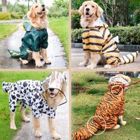 Stylish Pet Raincoat: PawShield™ for four-legged friends, fun design.