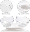 PurrfectElevate Pet FeedBowl - Ergonomic 15° Tilt Design, Transparent & Durable, Non-Slip Base - Ideal for Cats & Small Dogs