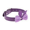 Pawfect Pup Bowtie Collar - Stylish adjustable dog collar with cute knit bowknot for small or medium-sized dogs"