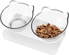 PurrfectElevate Pet FeedBowl - Ergonomic 15° Tilt Design, Transparent & Durable, Non-Slip Base - Ideal for Cats & Small Dogs