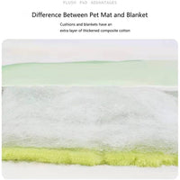 Cozy PizzaPaws Pet Bed & Blanket Set - Soft Plush, Simulation 3D Design, Machine Washable - Perfect for Cats & Small Pets