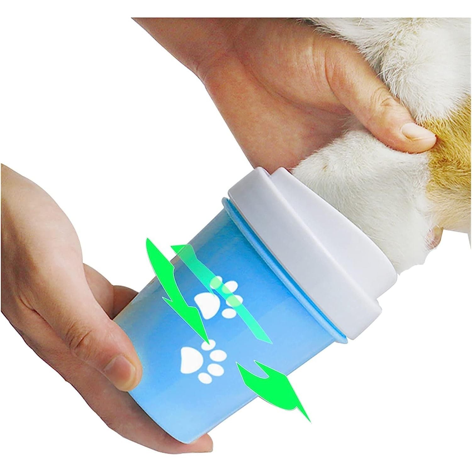 PawSpa Pet CleanPaws: Portable Dog Paw Cleaner - Mud, Dirt, and Sand Remover - Easy to Use and Clean - Durable Silicone 