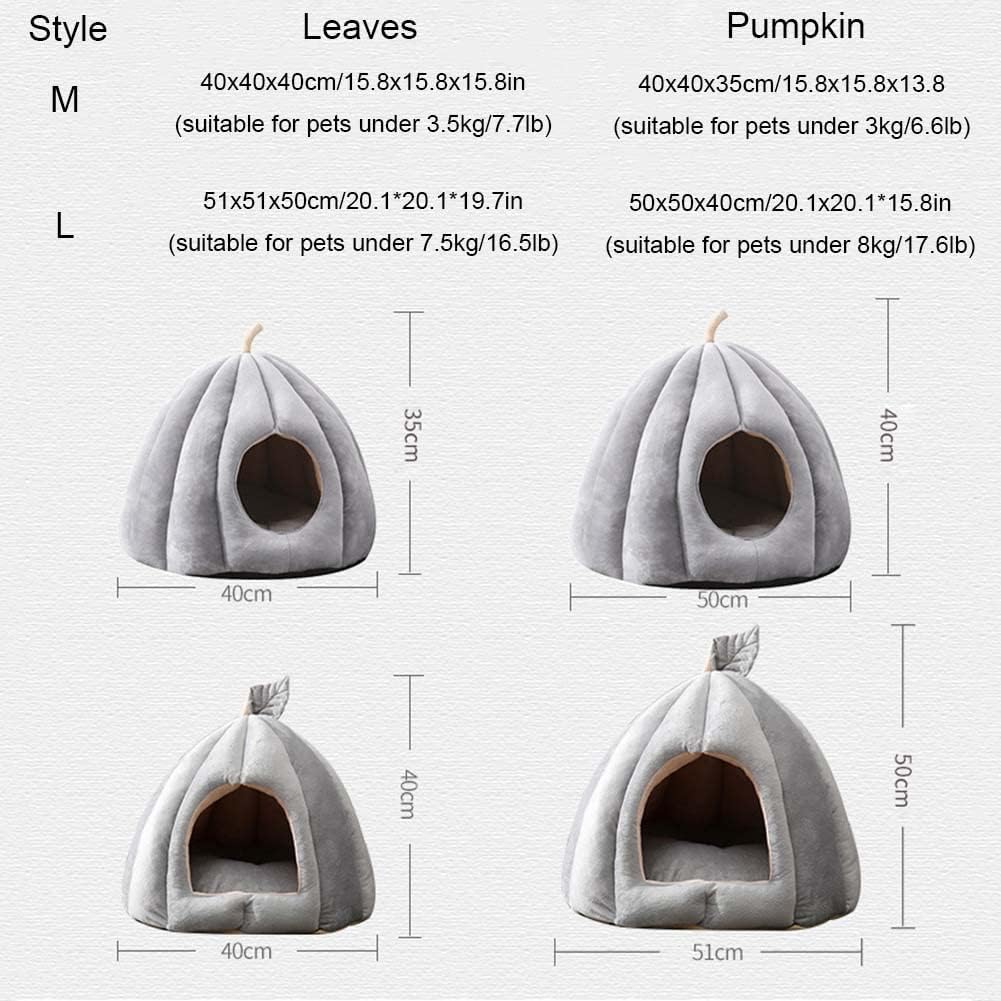 CozyPaw Pumpkin Pet Retreat Bed