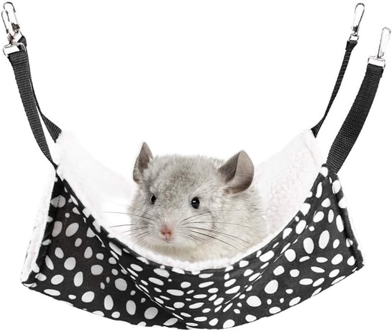 Reversible HangCat Hammock - Dual-Sided Design, Breathable Cotton/Linen Blend, Space-Saving Hanging, Small Pet Bed