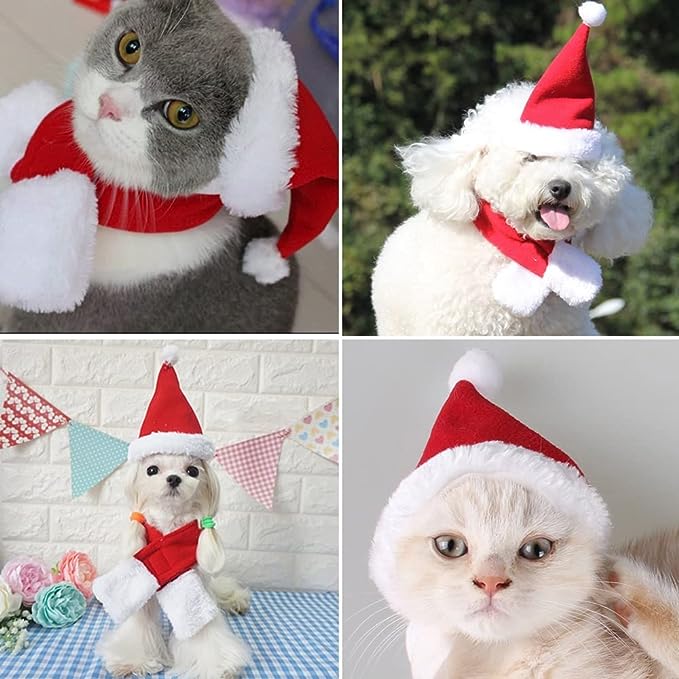 SantaPaws™ Set: Festive Pet Attire.