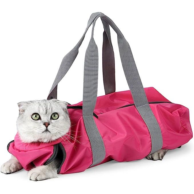 Durable, Waterproof Cat Travel Bag - Anti-Scratch & Bite Resistant - Ideal for Grooming & Travel