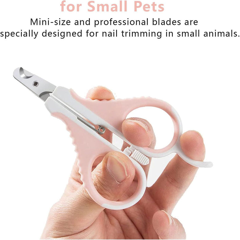 Premium Cat Nail Clippers with Sharp Blade and Safety Guard - Pain-Free Trimming for Cats, Kittens, and Small Dogs