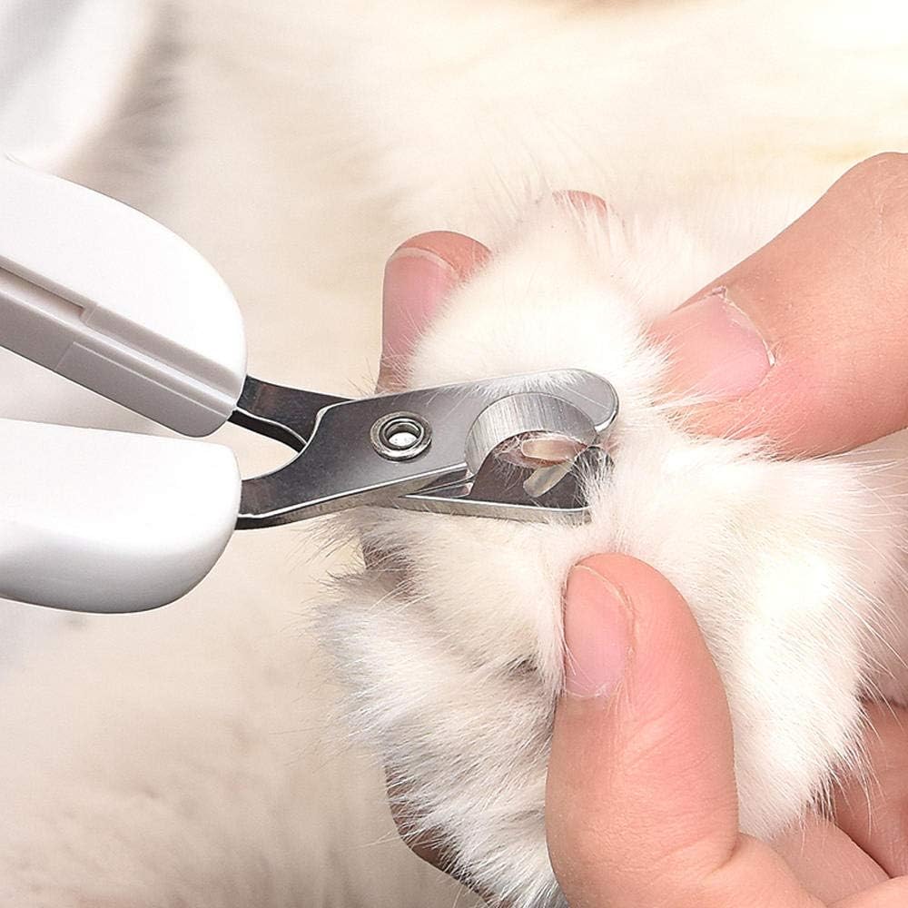 Premium Cat Nail Clippers with Sharp Blade and Safety Guard - Pain-Free Trimming for Cats, Kittens, and Small Dogs