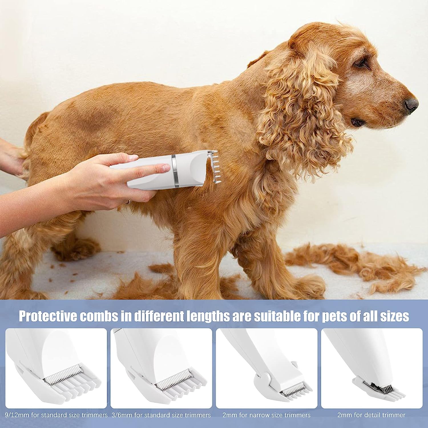 PurrfectTrim™ 4-in-1 Pet Grooming Pro: Versatile grooming tool for dogs & cats - clipper, trimmer, nail grinder. 