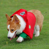 SantaPaws™ Cloak: Festive Embroidered Red Pet Christmas Costume for Dogs