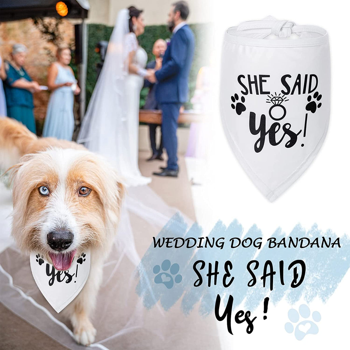 Pawfect ™The Bandana Dog Wedding Collection