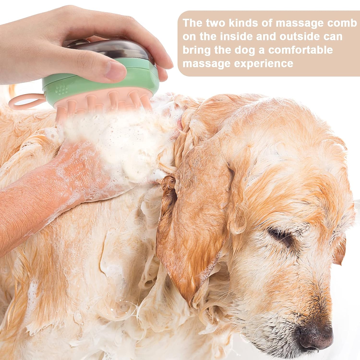 Pawsome Suds & Scrubs Soap Dispenser e Massage