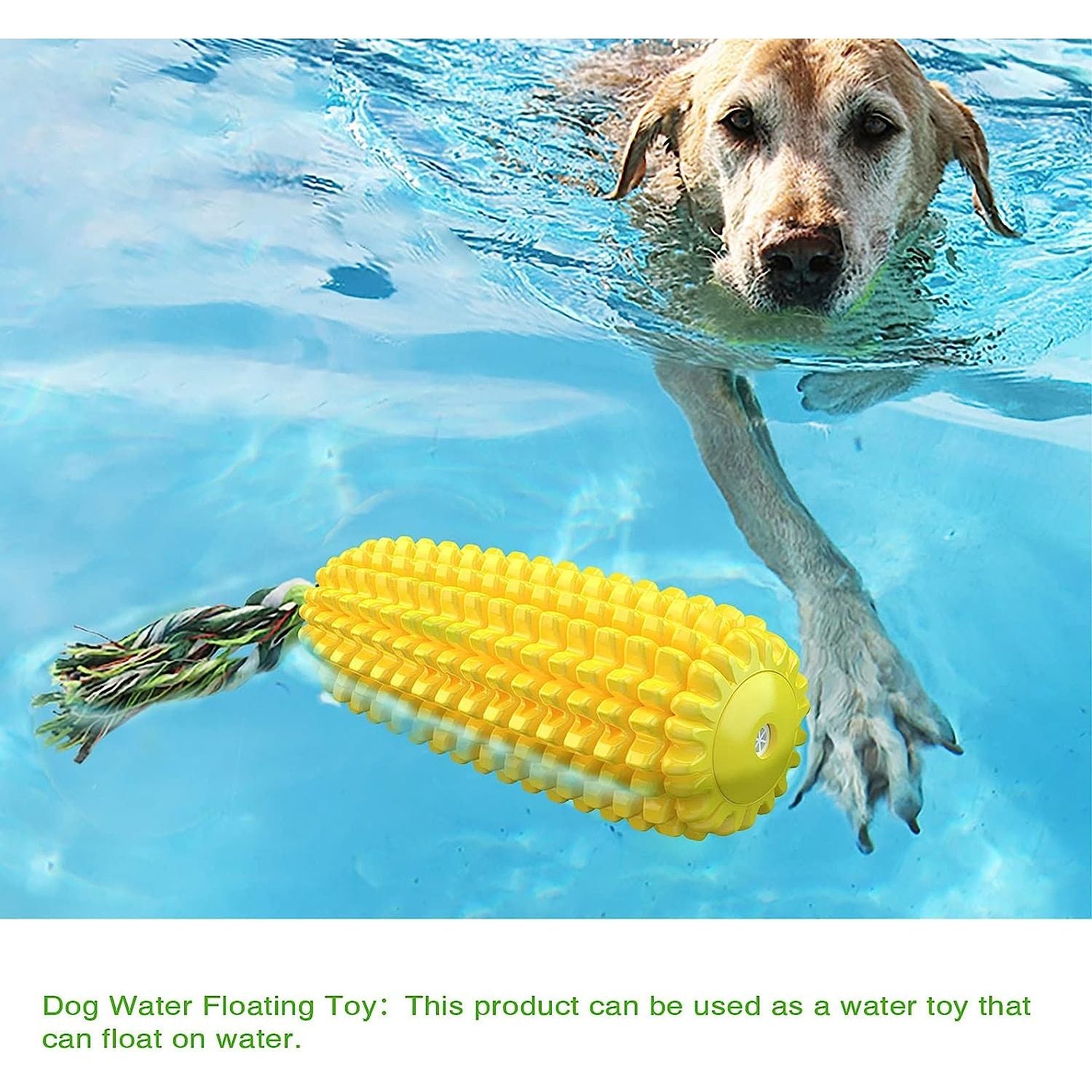 Interactive Corn Toy with Squeaker for Active and happy Dogs Durable & Safe for All Breeds