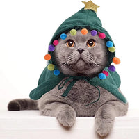 Christmas Pet Outfit - Stylish Feline & Canine Cloak.