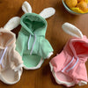 Adorable Rabbit Ears Hoodie for Fashionable Pets.