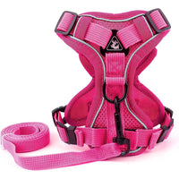 PurrfectPaws Escape-Proof Cat & Dog Harness Set Adjustable, Reflective, Durable - Ideal for Cats, Small Dogs - Outdoor Safety