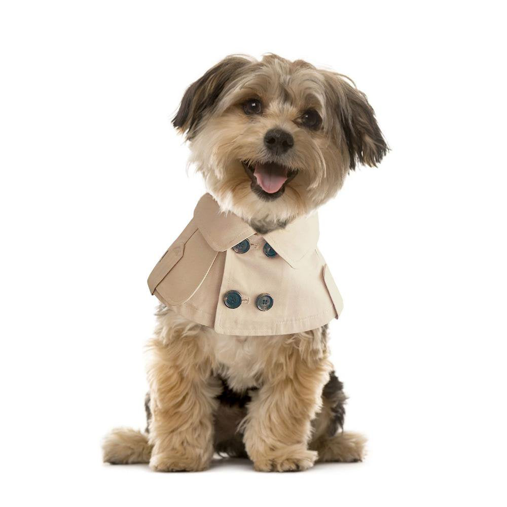 Stylish and Waterproof British Trench Coat for Dogs - CosyPup™ Winter Apparel