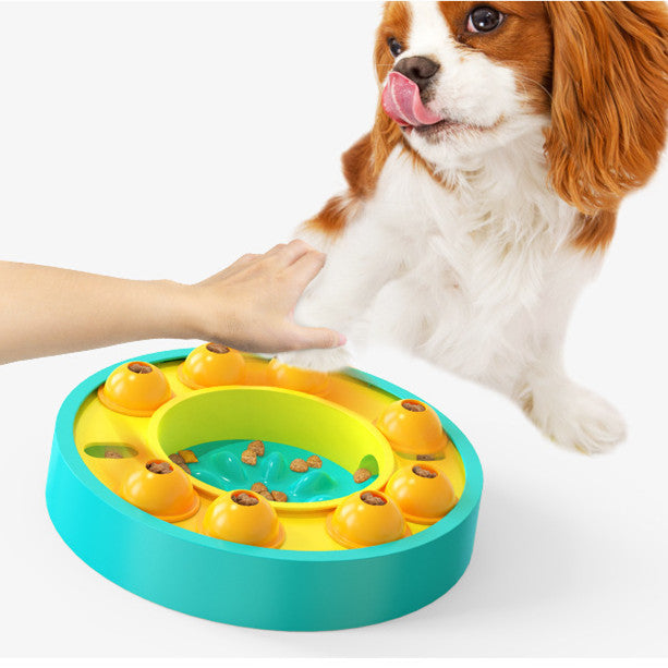 Pawzzle™ Pet Slow Feeder Spinner - Interactive Dog Puzzle Toy for IQ Training and Slow Eating - Durable and Non-Slip 