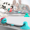 PawPlay SuctionTug Dog Toy - Interactive Rubber Chew Toy with Suction Cup for Teeth Cleaning and Anxiety Relief"