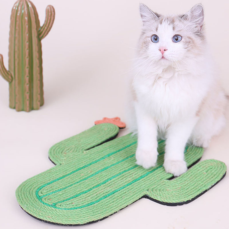 Durable Natural Sisal Cat Scratch Board - Protect Furniture, Engage Cats - Pineapple, Cactus, Avocado - Cat-Friendly Material