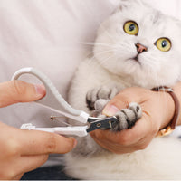 Premium Cat Nail Clippers with Sharp Blade and Safety Guard - Pain-Free Trimming for Cats, Kittens, and Small Dogs