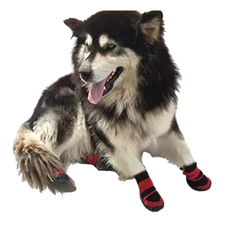 Waterproof Pet Boots for Medium to Large Dogs - Labrador Husky Warm Dog Shoes with Rugged Anti-Slip Sole - 3 Colors