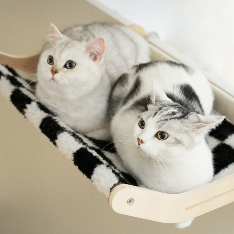 CozyView CatHang: Sturdy Window Perch with Reversible Mat - Comfortable and Durable Cat Hammock for Relaxation and Sunbathing