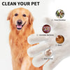 PawCleanse™ Pet Wipe Grooming Gloves - Convenient, No-Bath Solution for Clean and Fresh Pets - Eco-Friendly and Versatile