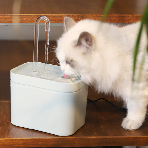 Automatic Cat Water Fountain - Fresh, Filtered Drinking  - BPA-Free, USB Rechargeable - Promotes Hydration & Health