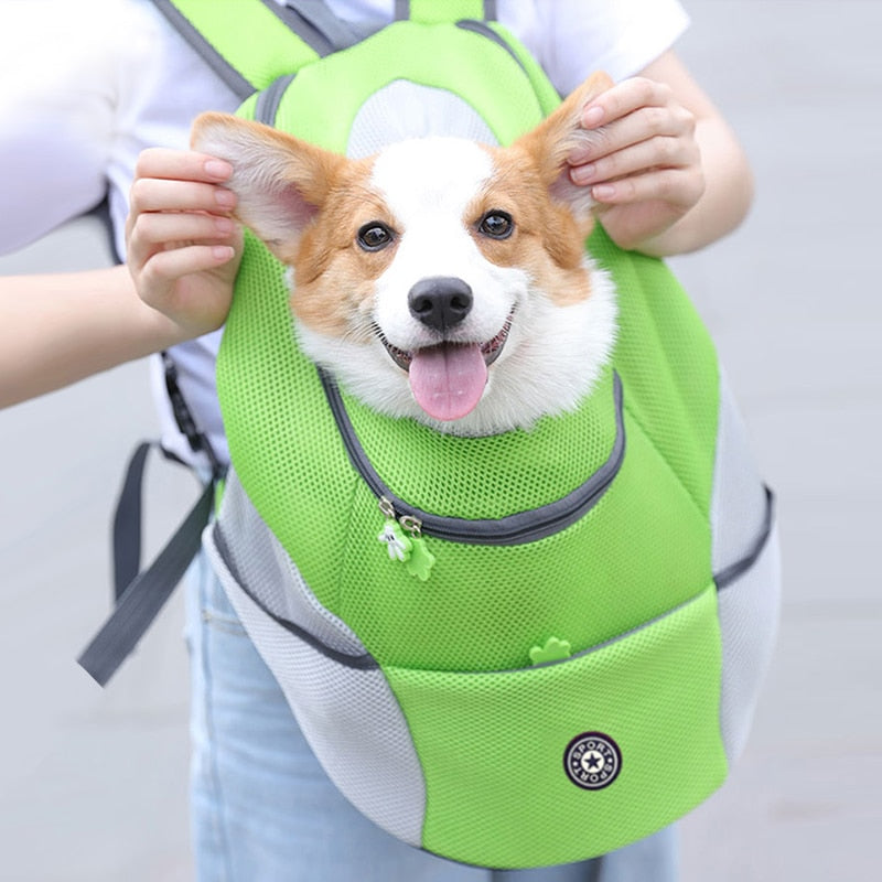 Paws-On-The-Go Pet Pack Backpack: Hands-Free Travel with Mesh Design for Dogs and Cats - Lightweight and Durable"