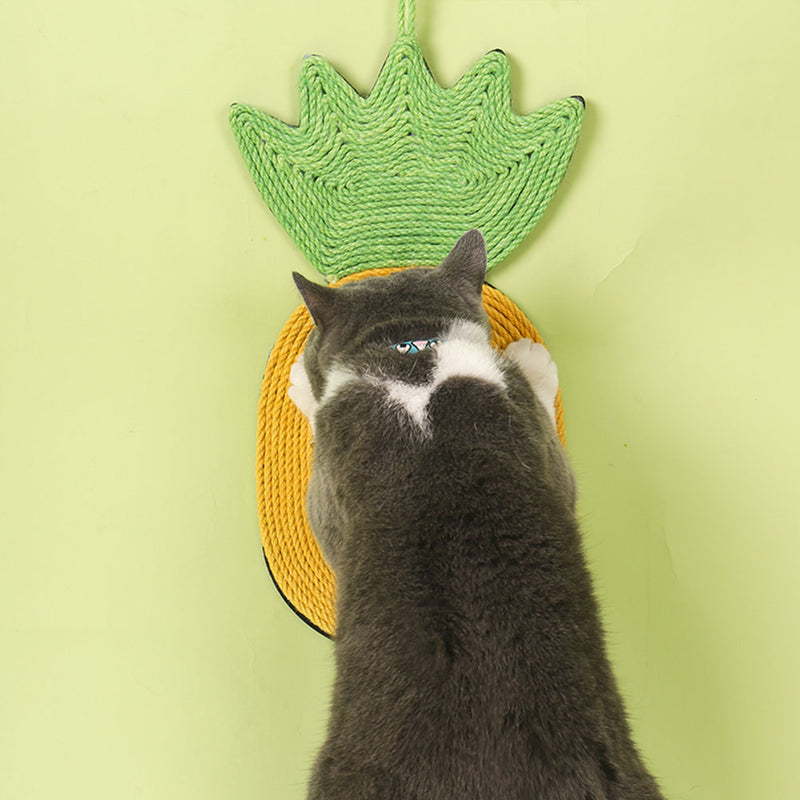 Durable Natural Sisal Cat Scratch Board - Protect Furniture, Engage Cats - Pineapple, Cactus, Avocado - Cat-Friendly Material